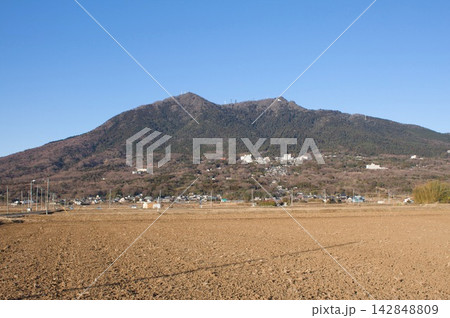 冬の筑波山 冬の筑波山 142848809