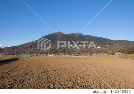 冬の筑波山 142848810