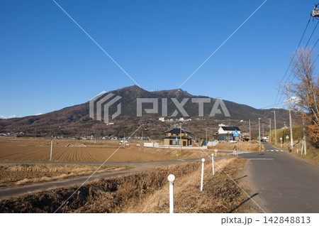 冬の筑波山 冬の筑波山 142848813