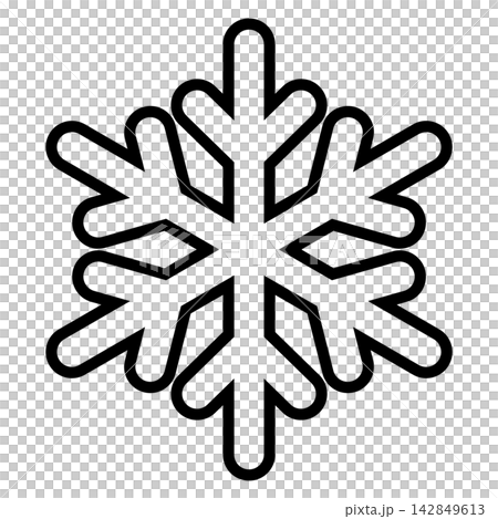 雪花圖標，冬季，聖誕節，簡約，冰點以下，向量圖 142849613