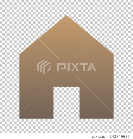 Home Icon - Simple - House - Homepage - Website - Vector Illustration 142849685