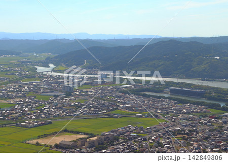 鏡山展望台より望む(佐賀県唐津市) 鏡山展望台より望む(佐賀県唐津市) 142849806