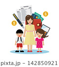 Single mom with financial problem 142850921