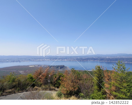 《鹿児島県》桜島　湯之平展望所より望む絶景 142852222
