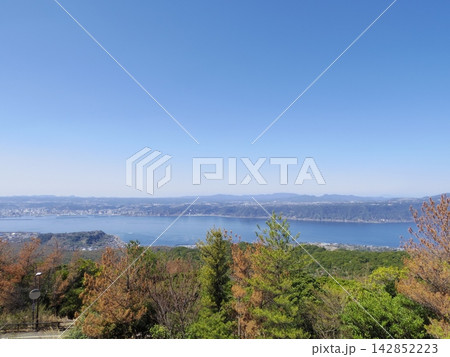 《鹿児島県》桜島 湯之平展望所より望む絶景 《鹿児島県》桜島 湯之平展望所より望む絶景 142852223