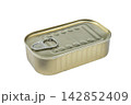 A silver tin can with a pull tab 142852409