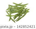 A pile of flat green beans 142852421
