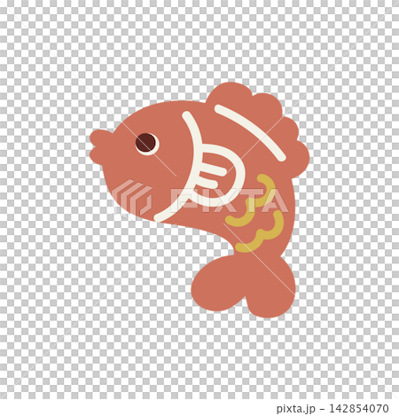 Sea bream vector illustration material Sea bream vector illustration material 142854070