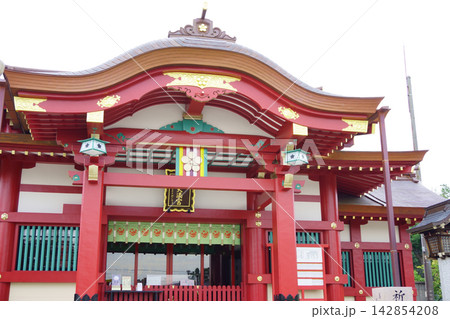 神玉巡行 上野天満宮 拝殿 名古屋三大天神 神玉巡行 上野天満宮 拝殿 名古屋三大天神 142854208
