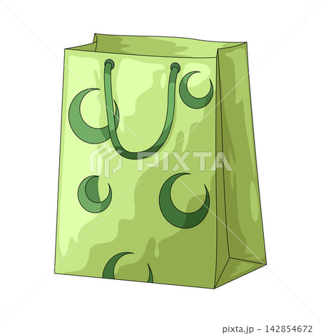 Illustration of Eid Gift Bag 142854672