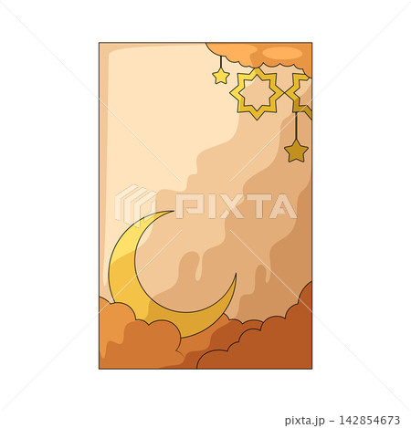 Illustration of Ramadan Greeting Card 142854673