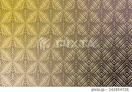 金色×黒の幾何学的なテクスチャー背景 142854726