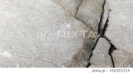 Severely cracked concrete and cement texture Severely cracked concrete and cement texture 142855314