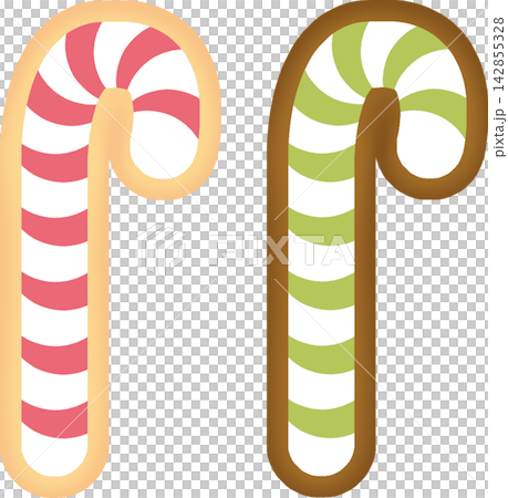 Iced cookies (candy cane) Iced cookies (candy cane) 142855328