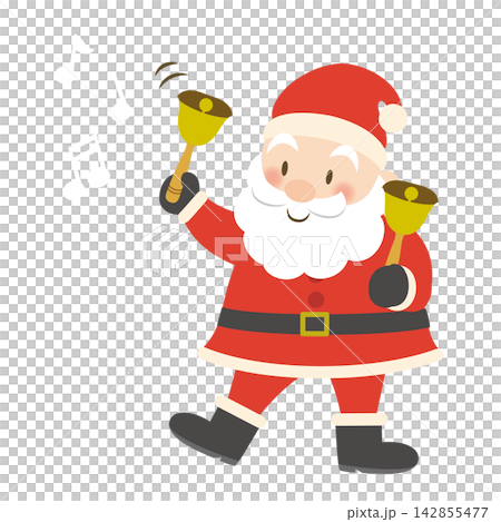 Santa Claus playing handbells (no main line) Santa Claus playing handbells (no main line) 142855477