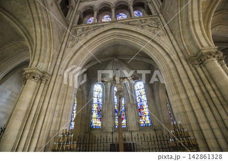 St Gervais St Protais cathedral, Givors, Oise, France St Gervais St Protais cathedral, Givors, Oise, France 142861328