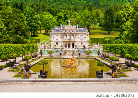 Schloss Linderhof Palace in Bavaria, Germany 142862072