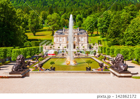 Schloss Linderhof Palace in Bavaria, Germany 142862172