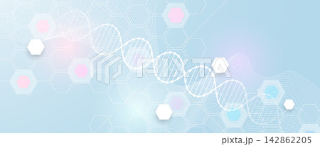 DNA strands, modern dna design, neural pathways, molecular strands, network technology 142862205