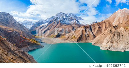 Seven Lakes in Fann mountains in Tajikistan 142862741