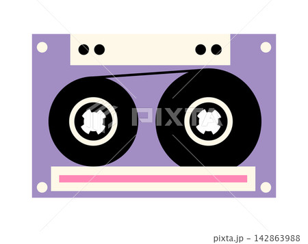 Retro audio cassette 142863988