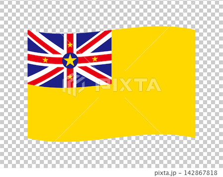 ニウエの国旗イラスト素材 ニウエの国旗イラスト素材 142867818