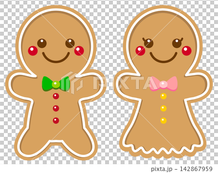 Ginger cookie illustration material 5 Ginger cookie illustration material 5 142867959