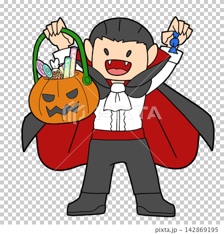 Dracula holding sweets Dracula holding sweets 142869195