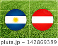 Argentina vs Austria football match 142869389