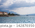 Tivat Waterfront Promenade With Mountains And Adriatic Sea 142870350
