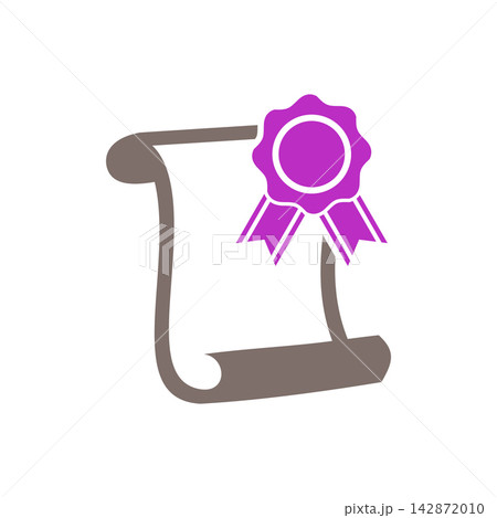 Diploma, Graduate Certificate Icon Vector Template Diploma, Graduate Certificate Icon Vector Template 142872010