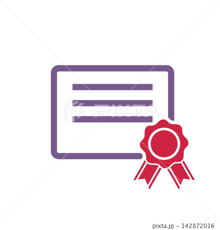 Diploma, Graduate Certificate Icon Vector Template Diploma, Graduate Certificate Icon Vector Template 142872016