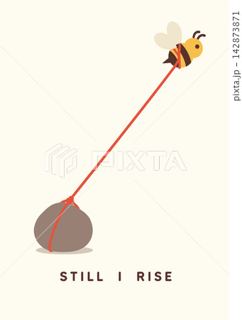 Still I Rise Bee Pulling Stone Illustration 142873871