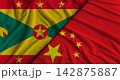 Bilateral relations between Grenada and China. Flag of Grenada and China 142875887