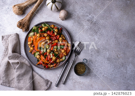 Halloween salad with cheese in shape of skull Halloween salad with cheese in shape of skull 142876023