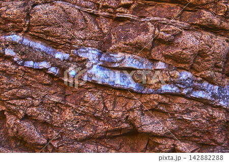 Rock Texture With Blue Gem Vein Natural Mineral Detail Rock Texture With Blue Gem Vein Natural Mineral Detail 142882288