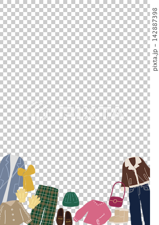 Vertical background image of women's winter fashion; copy space at the top. Vertical background image of women's winter fashion; copy space at the top. 142887398