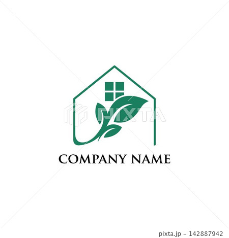Eco House Real Estate and Sustainable Living Logo Eco House Real Estate and Sustainable Living Logo 142887942