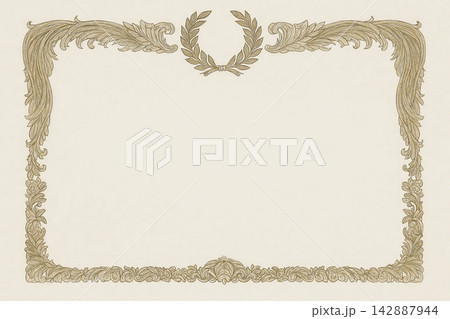 Certificate dan grade diplom karate. Old vintage paper, with frame texture background art design. Certificate dan grade diplom karate. Old vintage paper, with frame texture background art design. 142887944