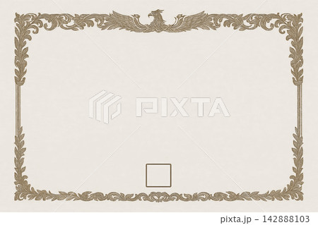 Certificate dan grade diplom karate. Old vintage paper, with frame texture background art design. Certificate dan grade diplom karate. Old vintage paper, with frame texture background art design. 142888103