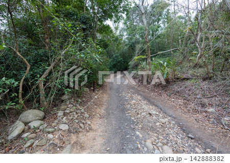 台湾小百岳No.35 火炎山登山ルートの風景 台湾小百岳No.35 火炎山登山ルートの風景 142888382
