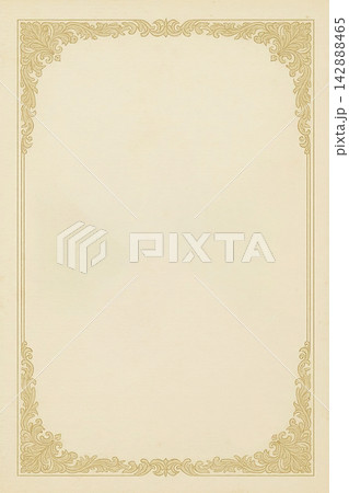 Certificate dan grade diplom karate. Old vintage paper, with frame texture background art design. Certificate dan grade diplom karate. Old vintage paper, with frame texture background art design. 142888465
