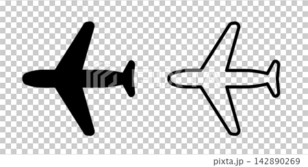 Vector airplane illustration set Vector airplane illustration set 142890269