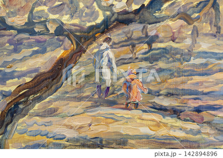 Oil painting, handmade 142894896