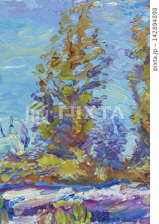 Oil painting, handmade Oil painting, handmade 142894898