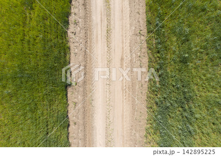 country road, view from above, aerial view country road, view from above, aerial view 142895225
