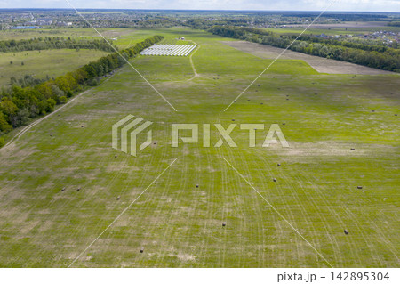 agricultural field, view from above 142895304