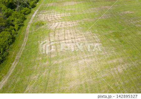 agricultural field, view from above 142895327