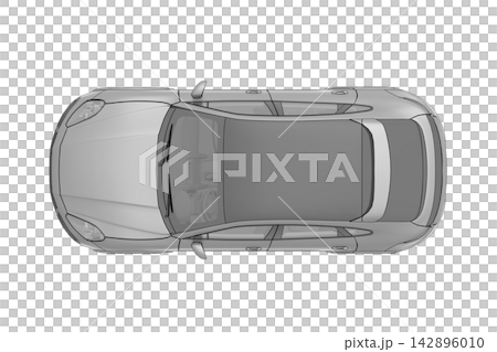 car isolated on transparent background, 3d illustration, cg render car isolated on transparent background, 3d illustration, cg render 142896010