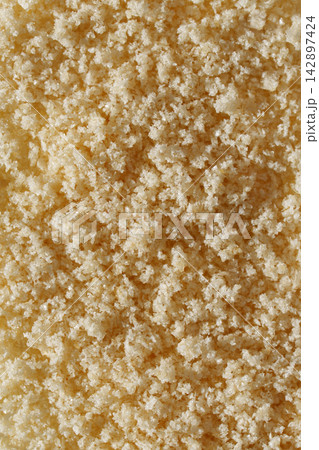 Macro shot of probiotic powder texture with micro organism supplement concept. Macro shot of probiotic powder texture with micro organism supplement concept. 142897424
